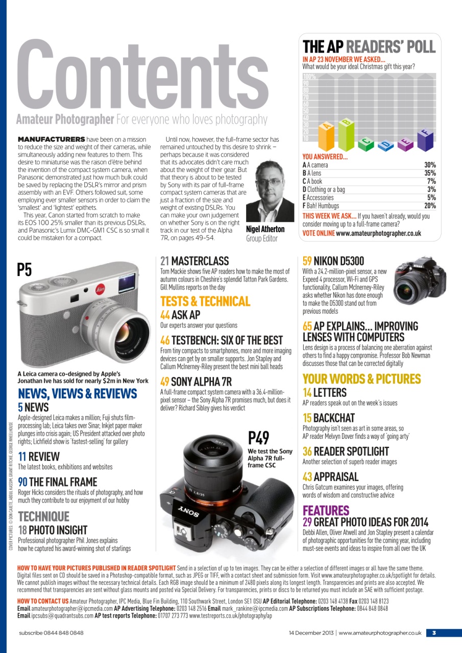 Amateur Photographer Preview Pages