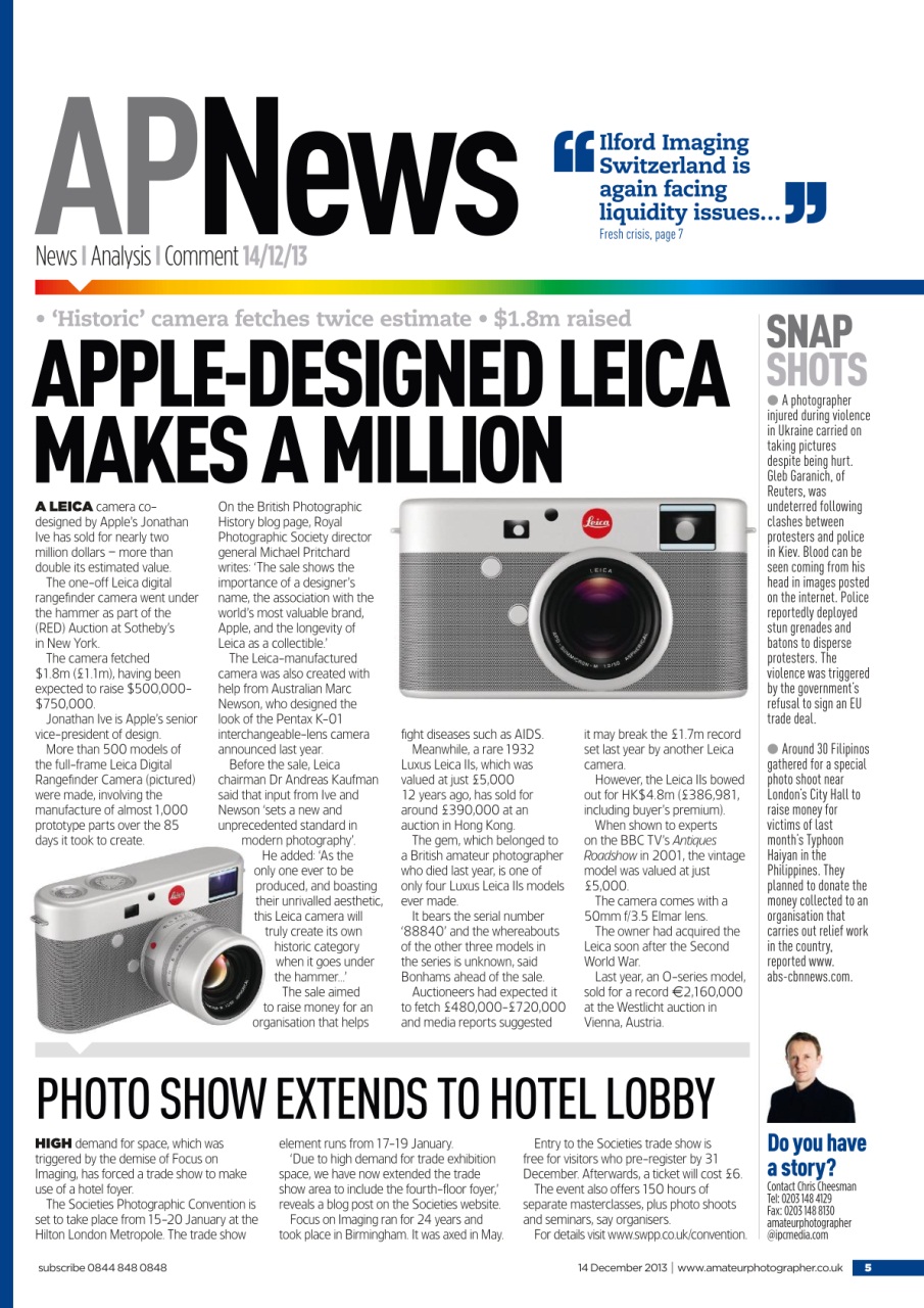 Amateur Photographer Preview Pages