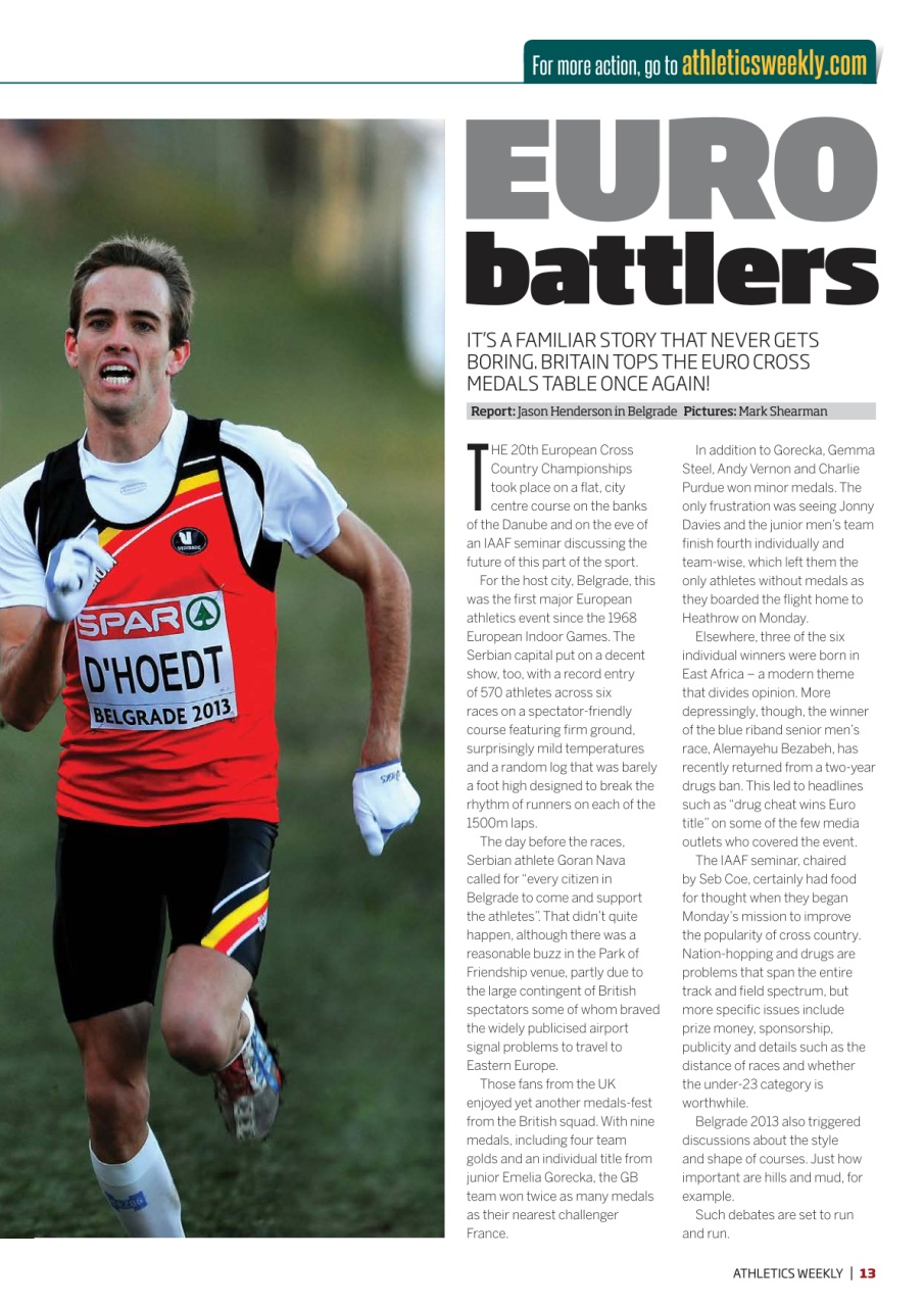 AW – Athletics Weekly Magazine Preview Pages