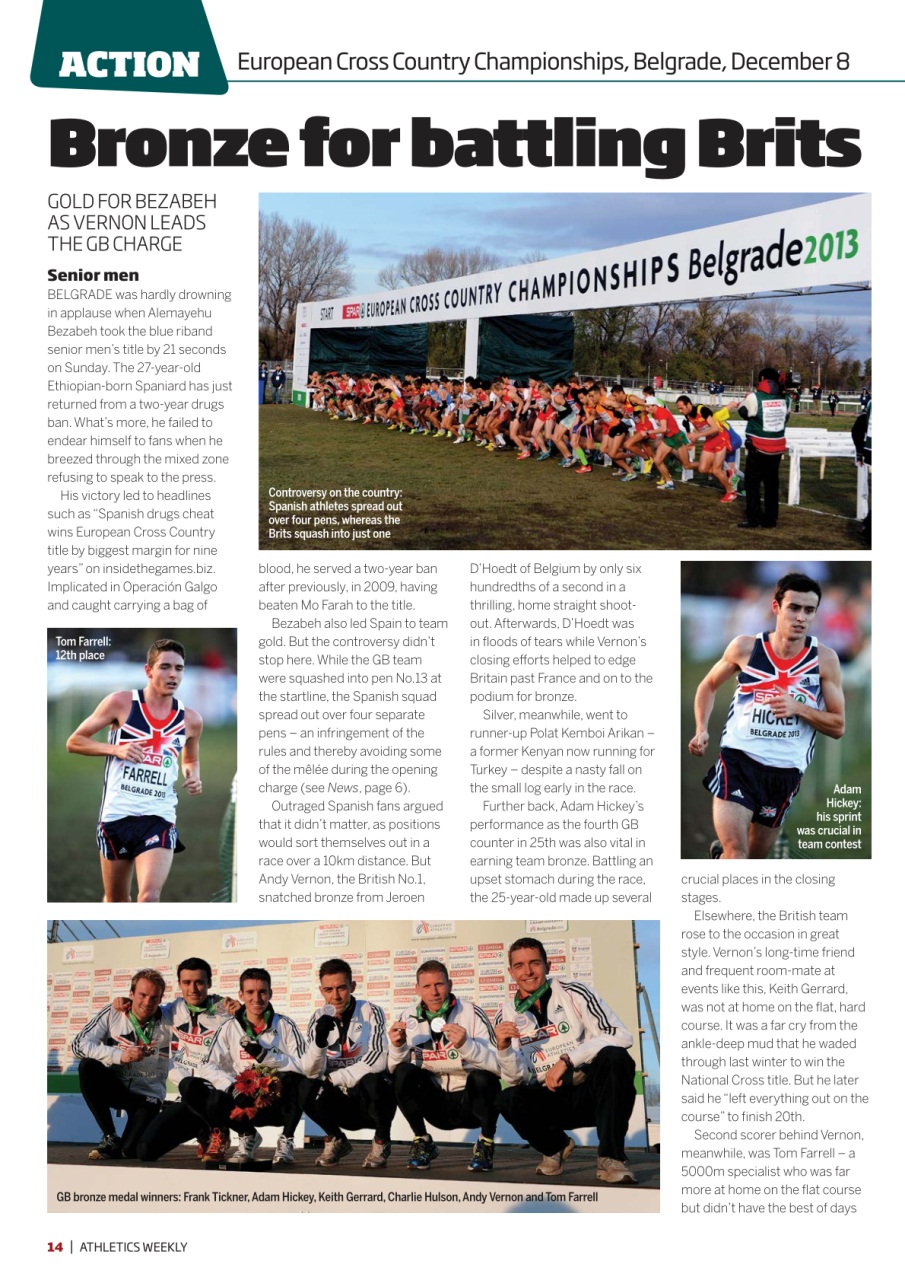 AW – Athletics Weekly Magazine Preview Pages