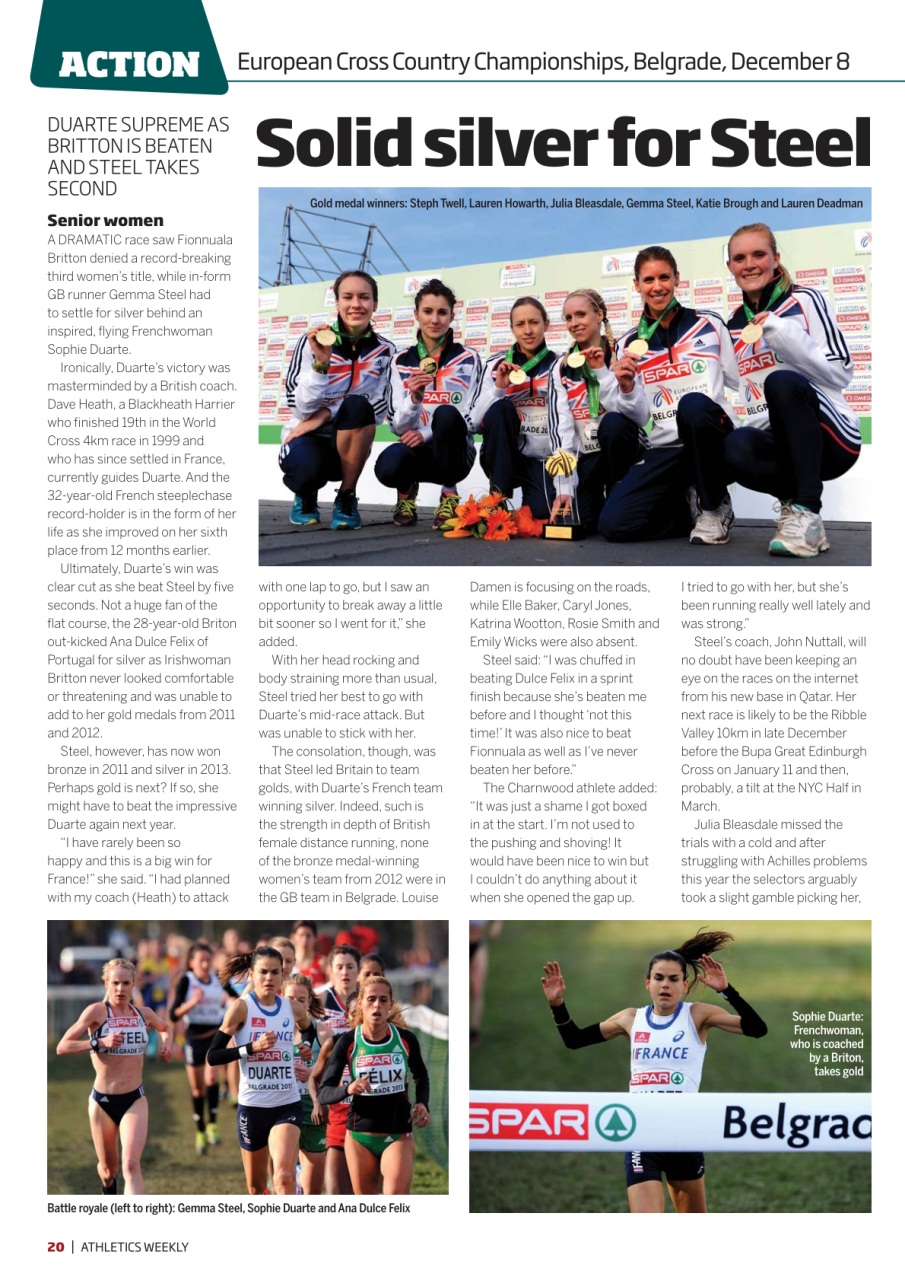 AW – Athletics Weekly Magazine Preview Pages
