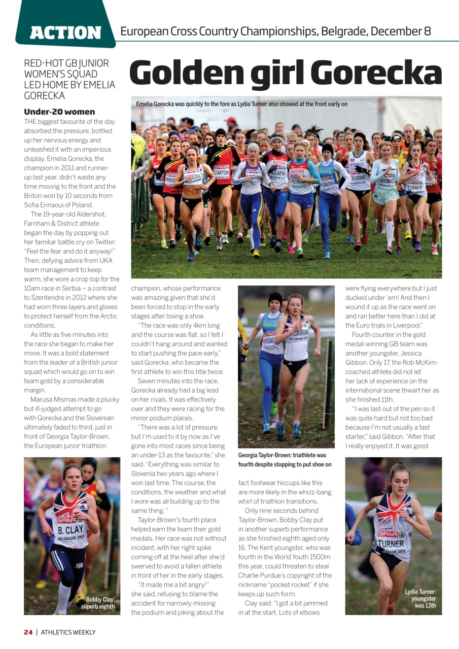 AW – Athletics Weekly Magazine Preview Pages