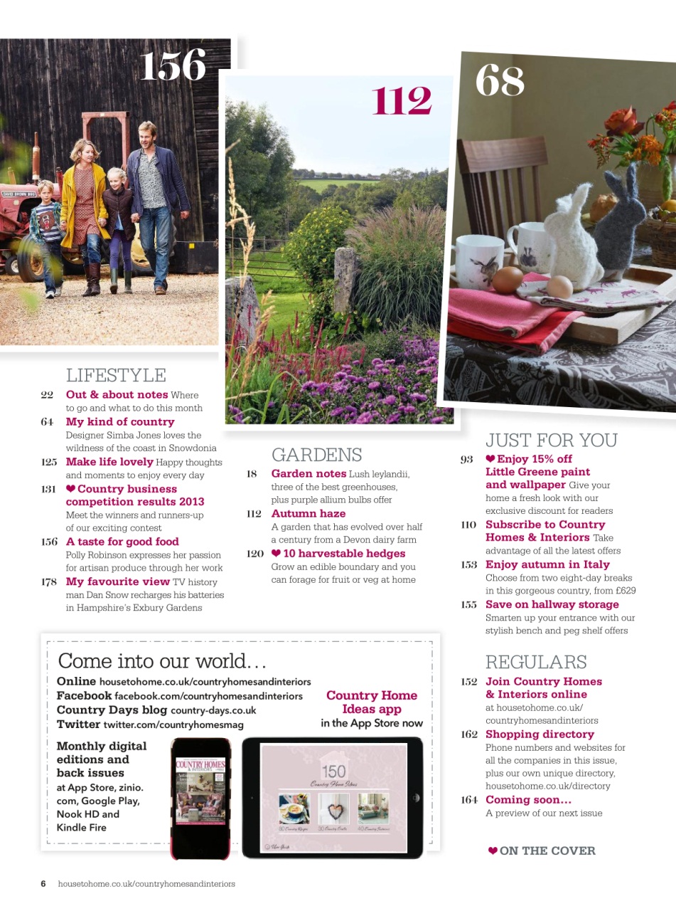 Country Homes & Interiors Preview Pages