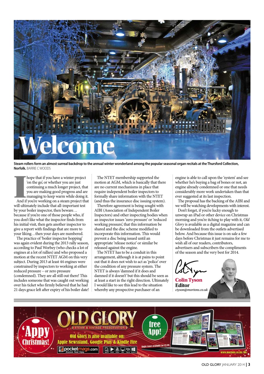 Old Glory Magazine Preview Pages