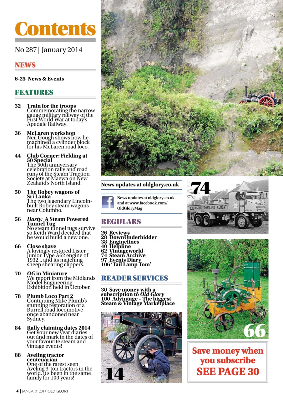 Old Glory Magazine Preview Pages