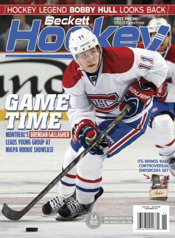 Beckett Hockey Magazine issue November 2013
