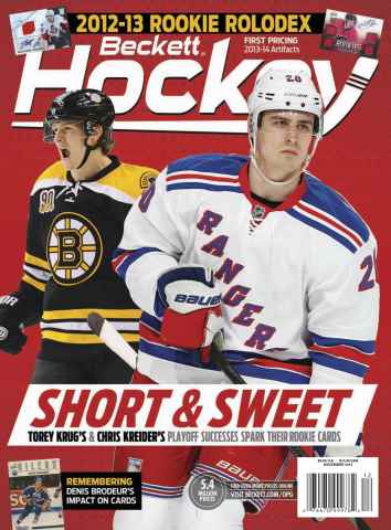 Beckett Hockey Magazine issue December 2013