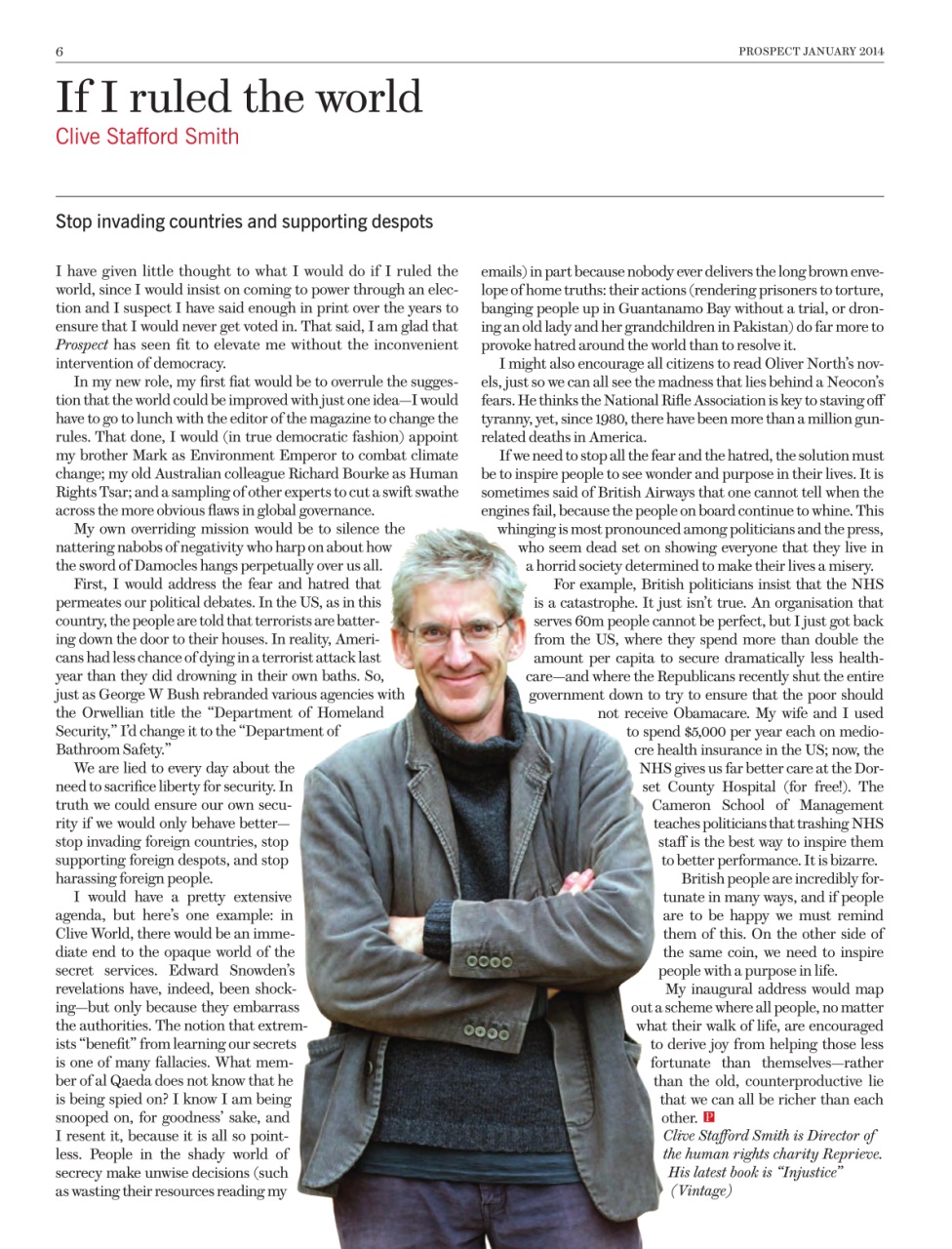 Prospect Magazine Preview Pages