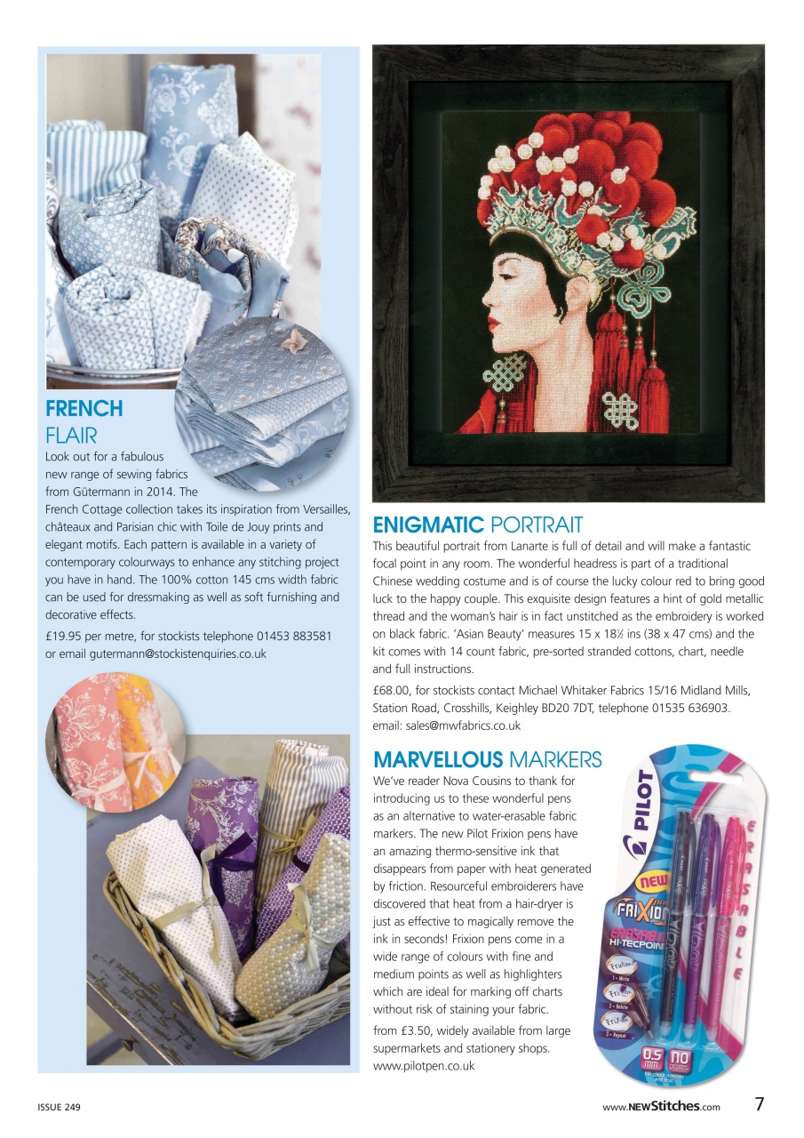 New Stitches Preview Pages