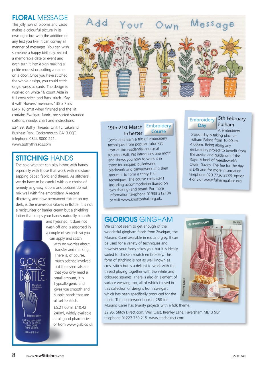 New Stitches Preview Pages