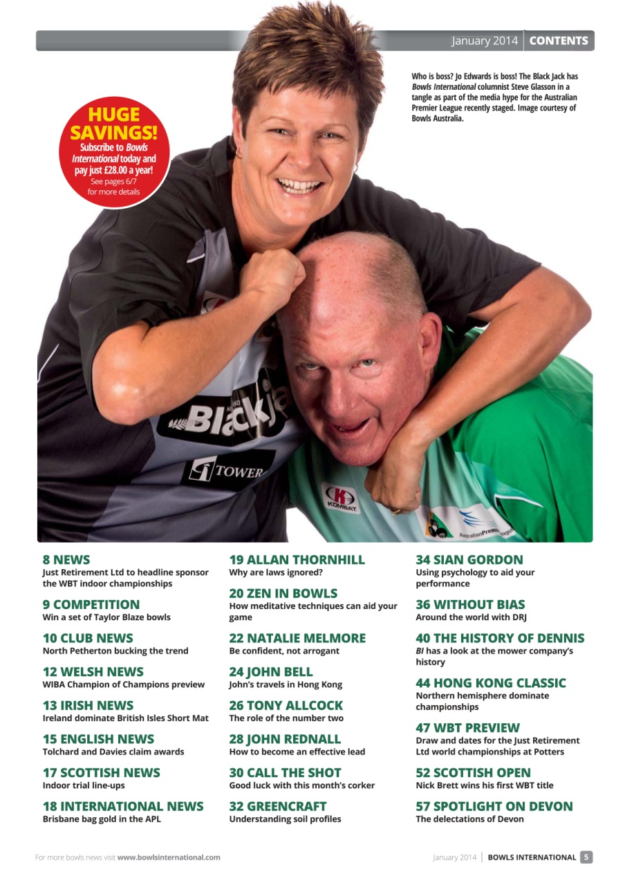 Bowls International Preview Pages