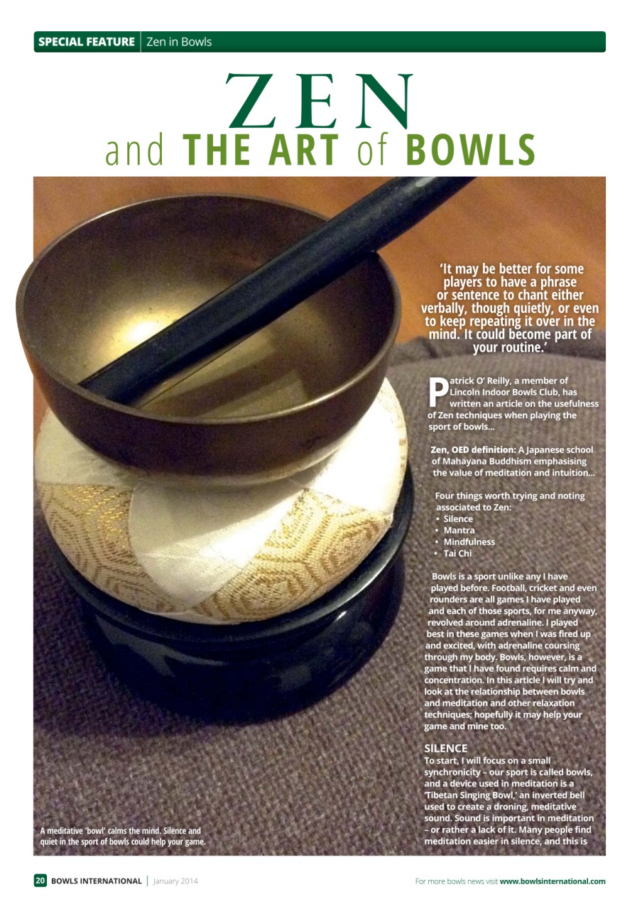 Bowls International Preview Pages
