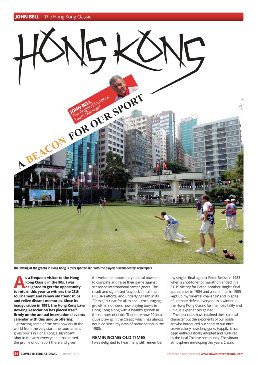 Bowls International Preview Pages