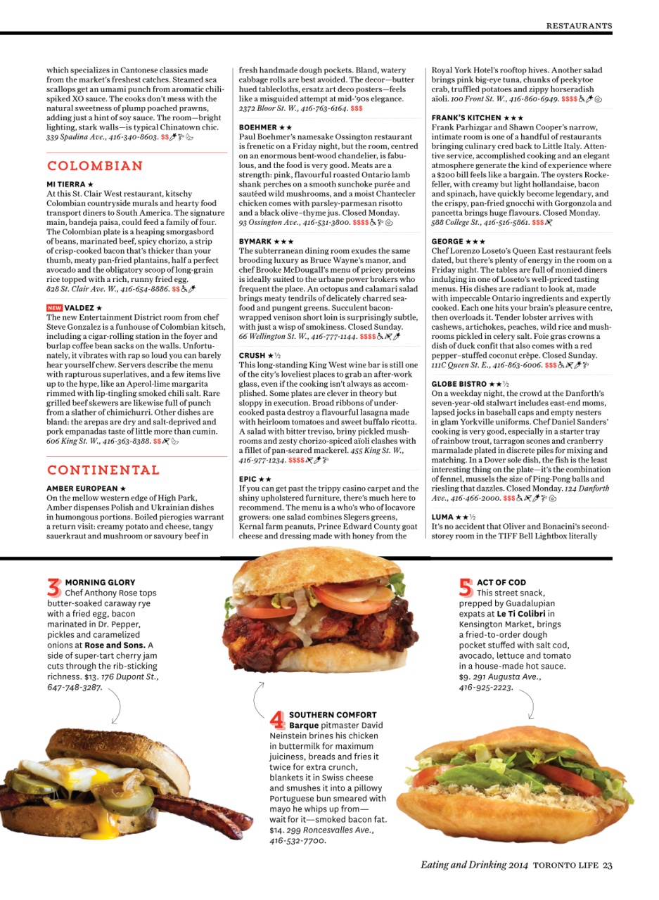 Toronto Life Preview Pages