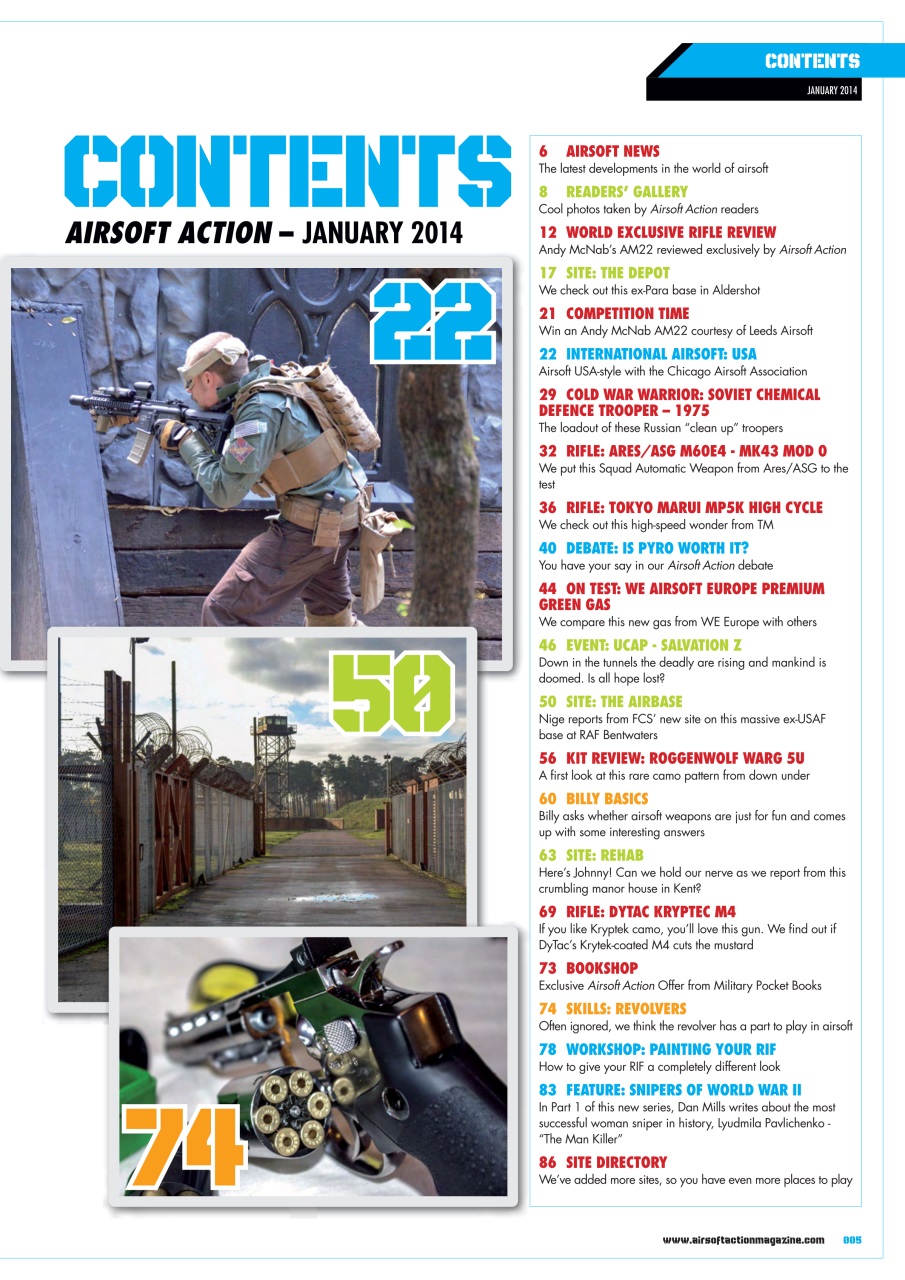 Airsoft Action Preview Pages