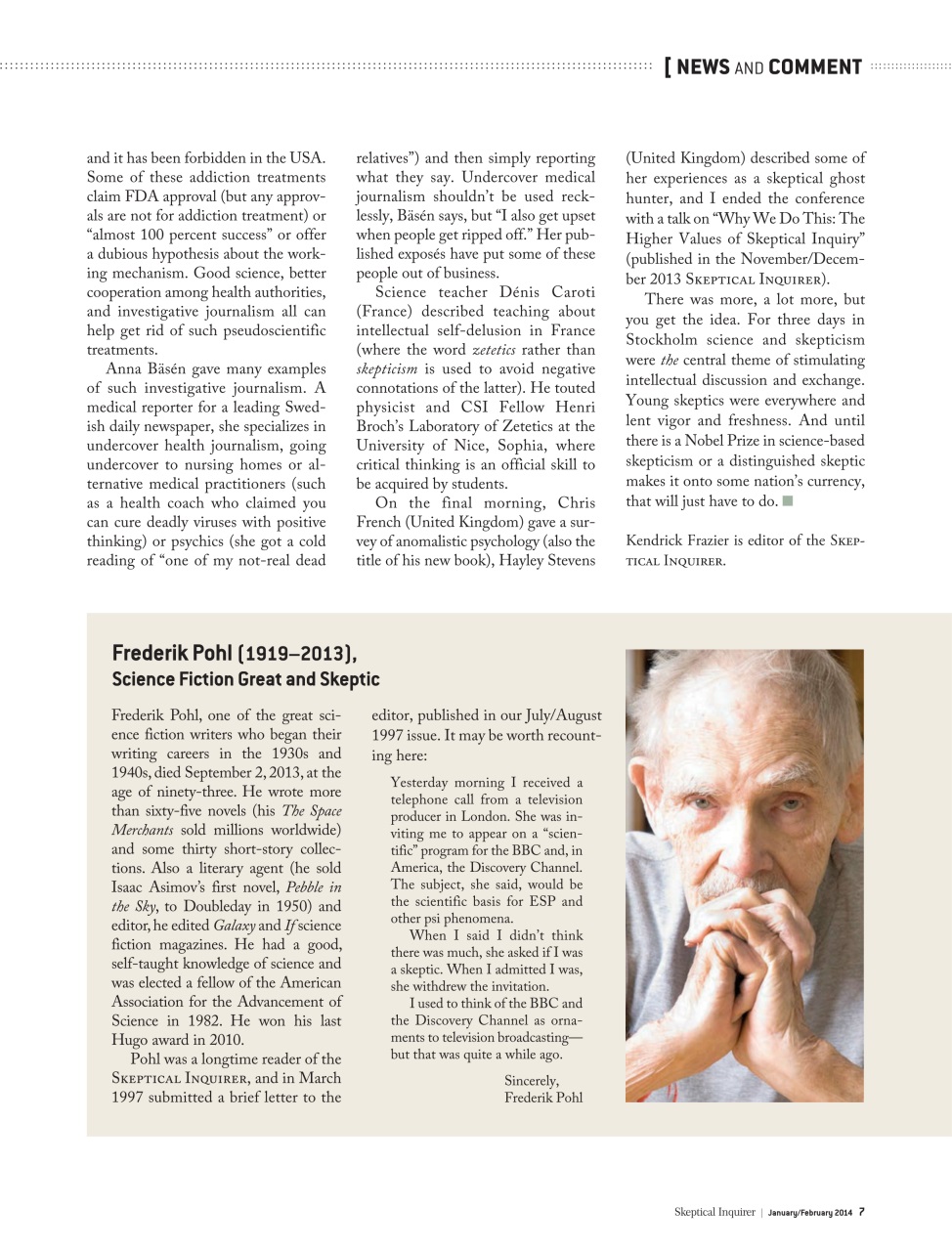 Skeptical Inquirer Preview Pages