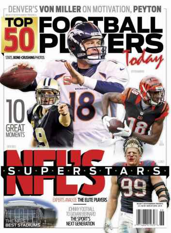 Beckett Football Magazine issue Top 50 Football Player's 2013