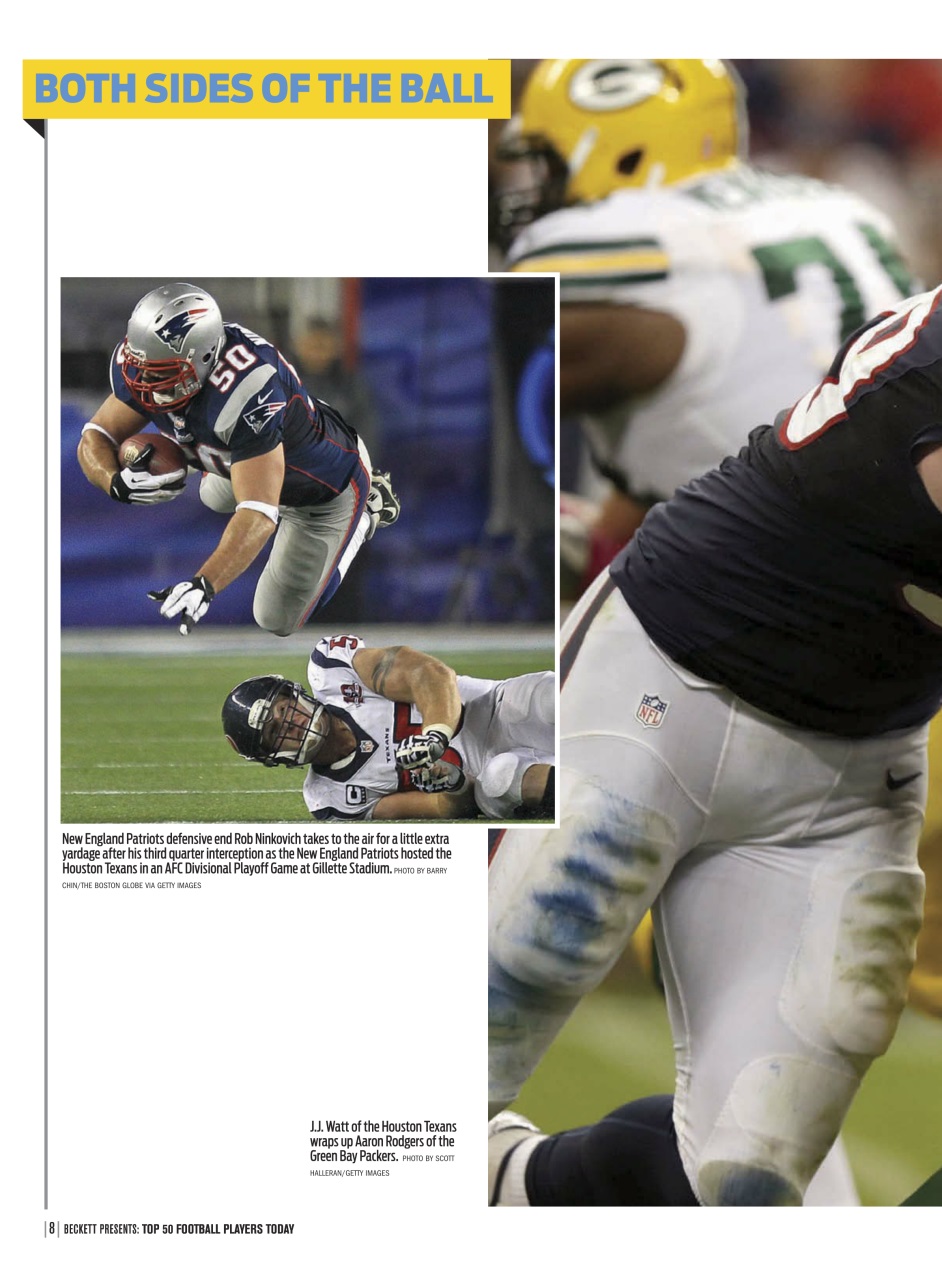 Beckett Football Magazine Preview Pages