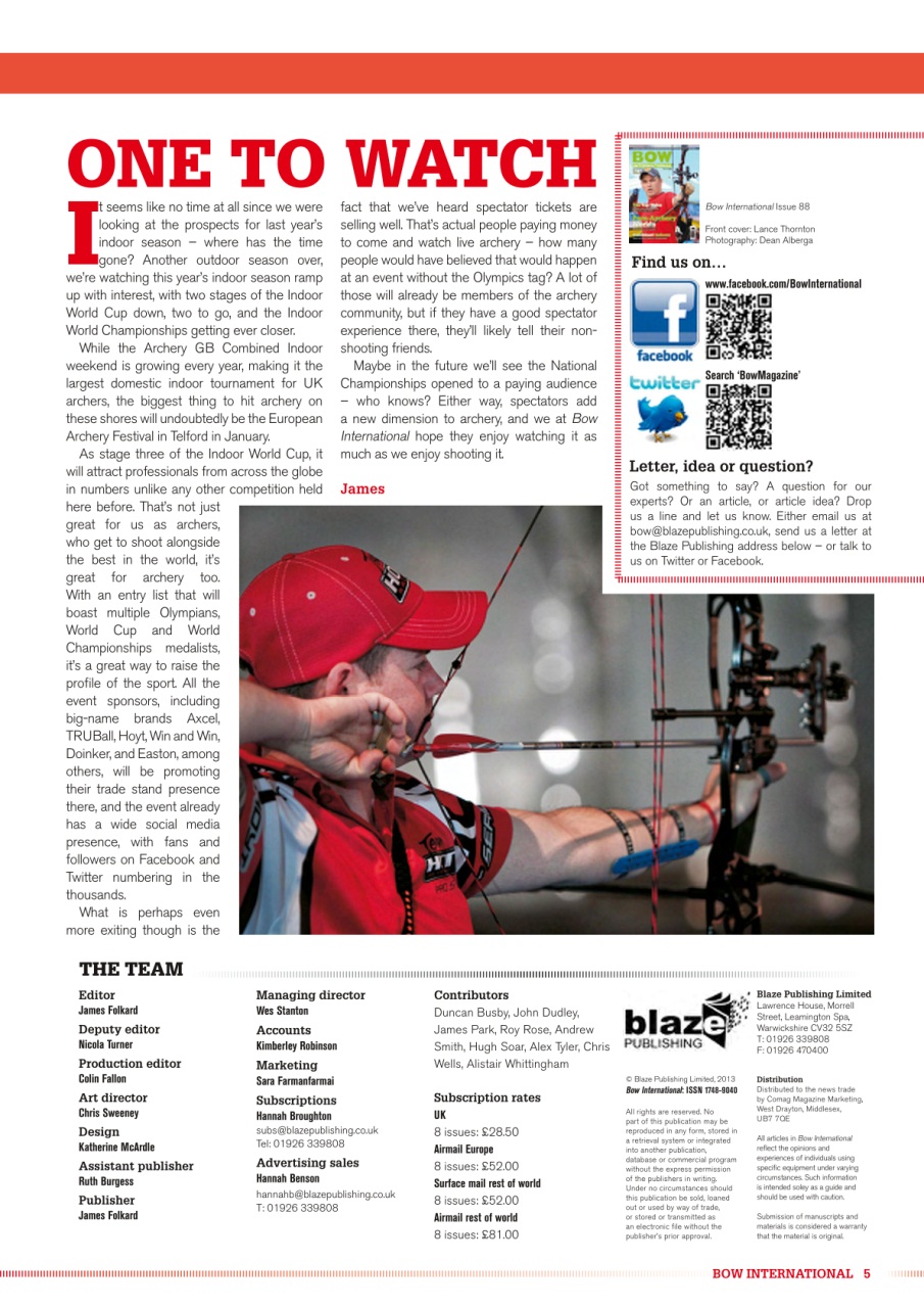 Bow International Preview Pages