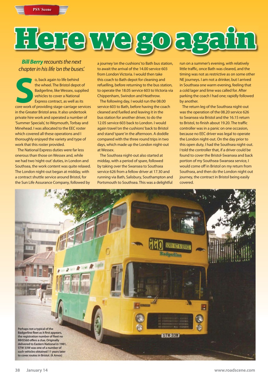 Vintage Roadscene Preview Pages