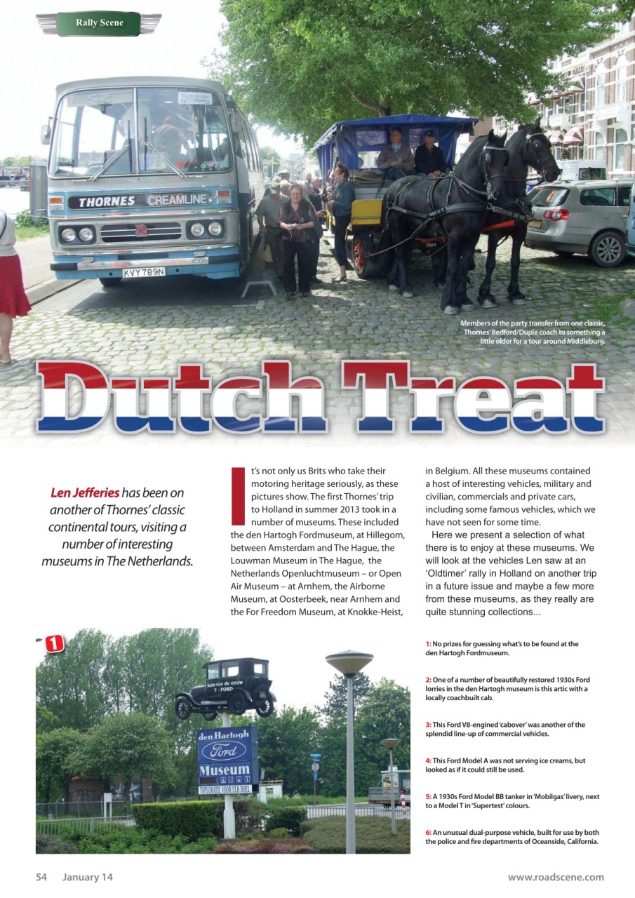 Vintage Roadscene Preview Pages