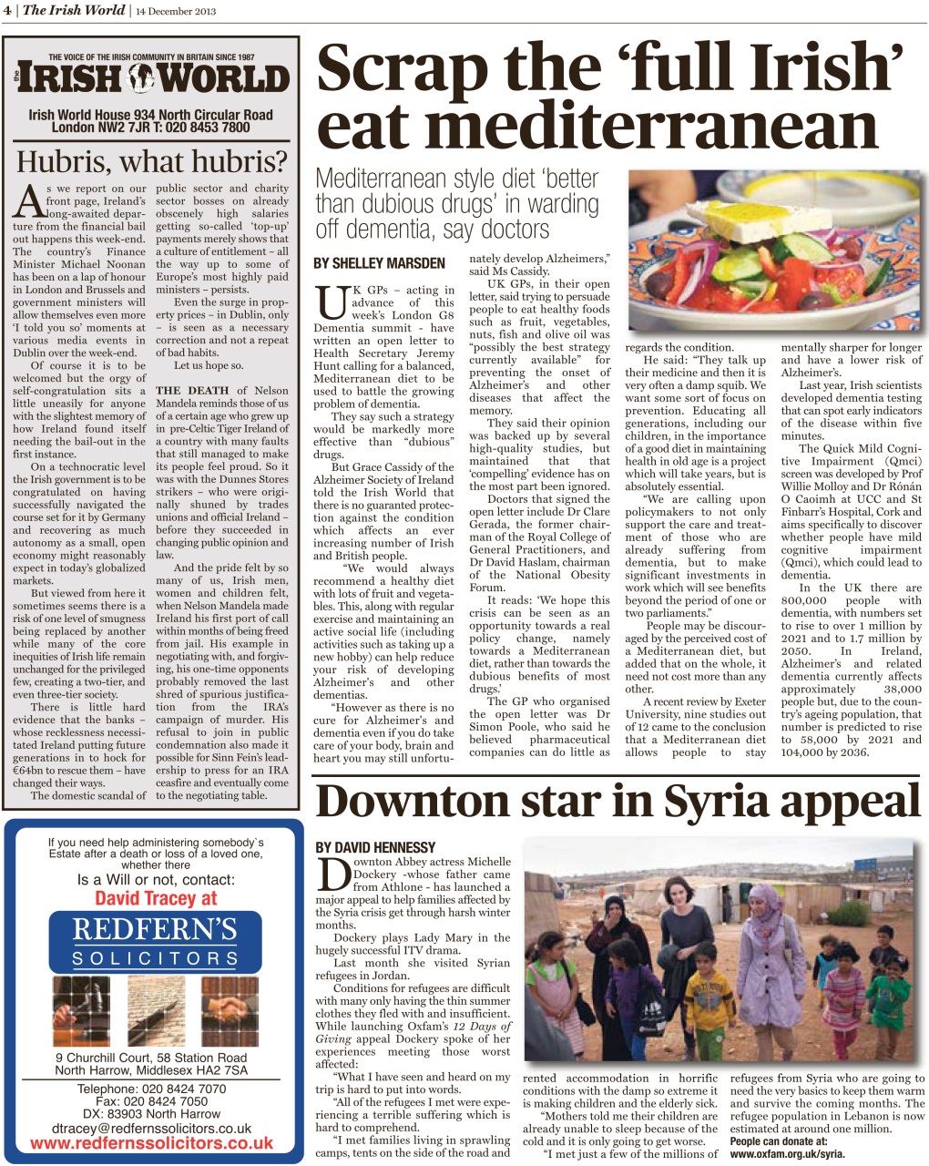 Irish World Preview Pages