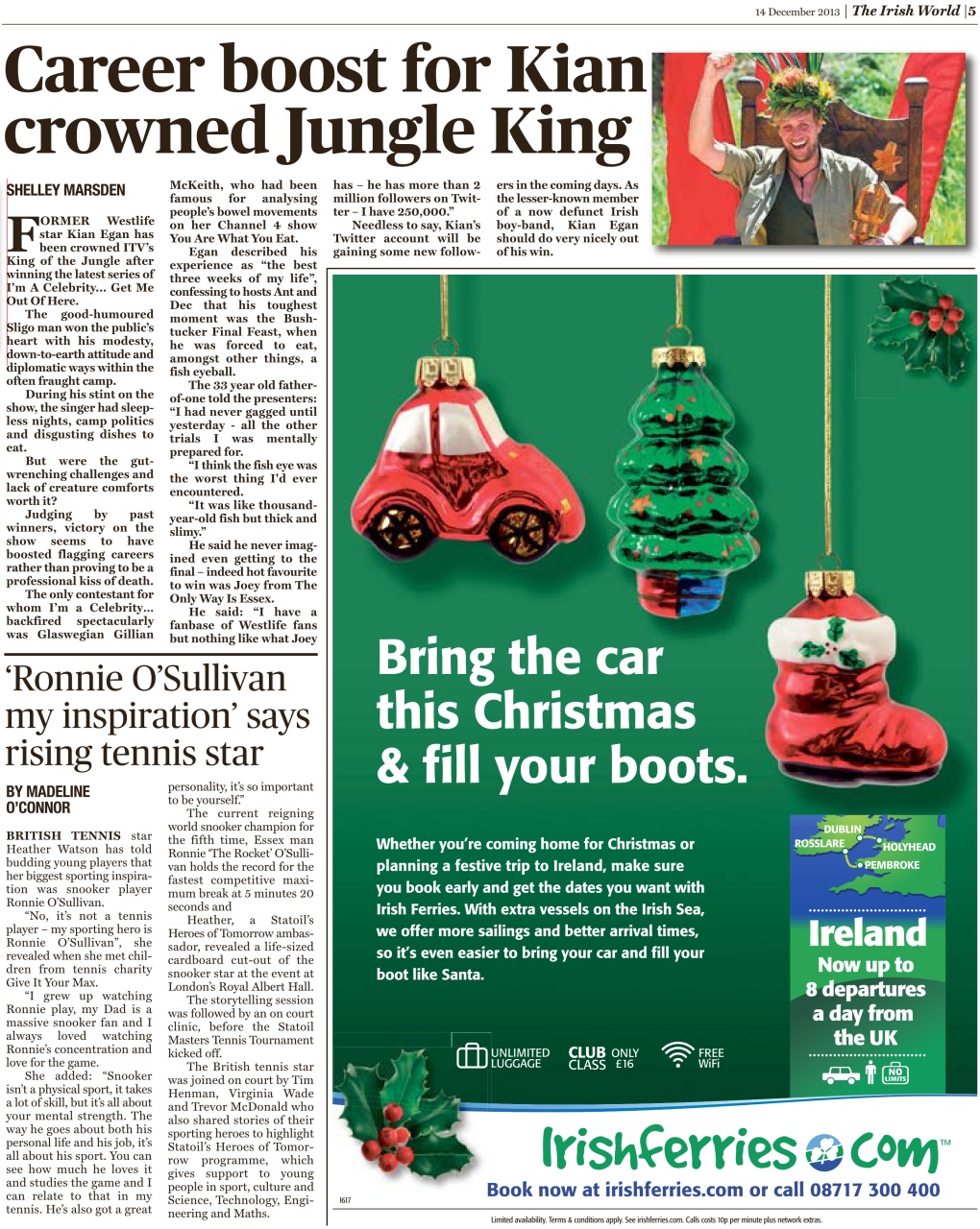 Irish World Preview Pages
