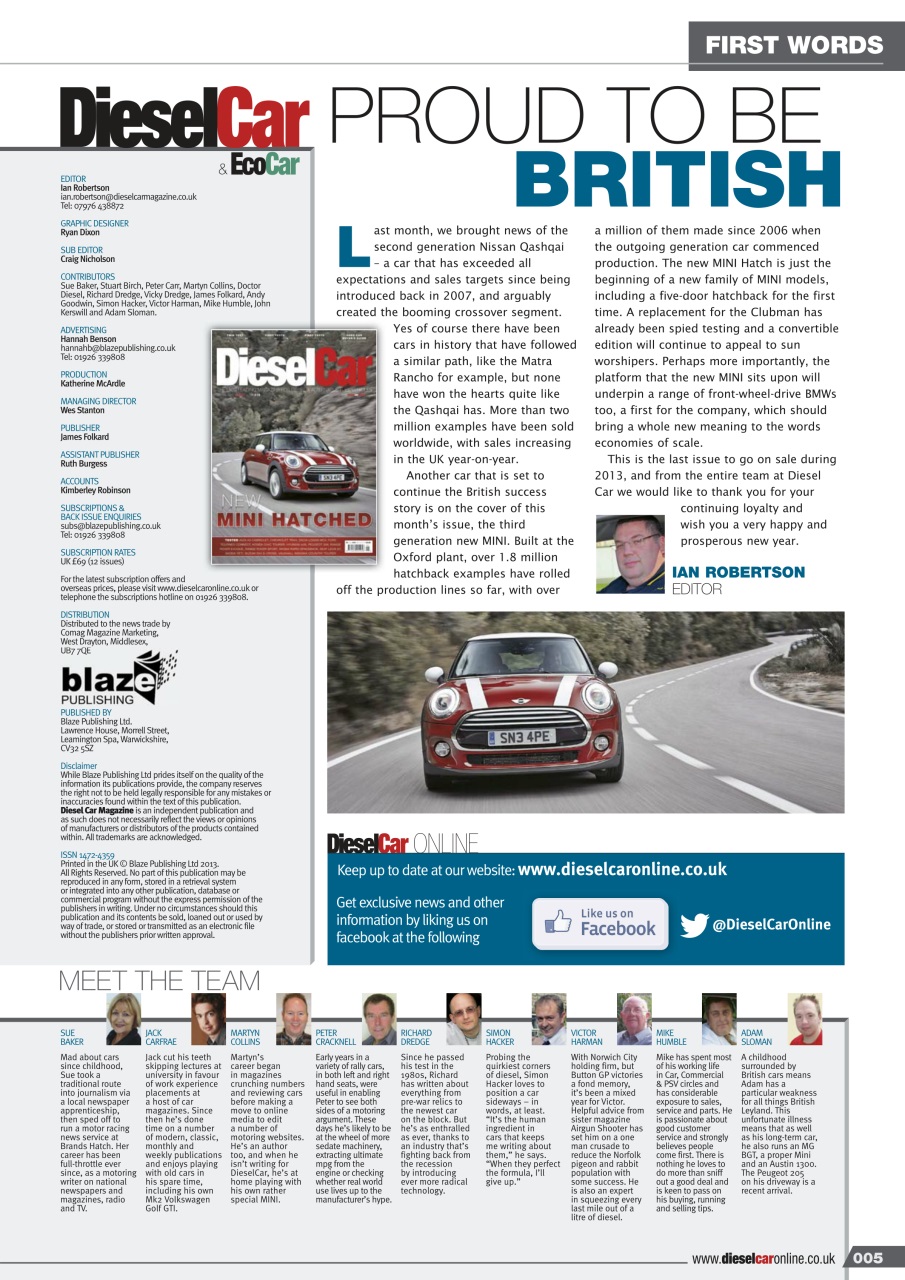 Diesel&EcoCar Magazine Preview Pages