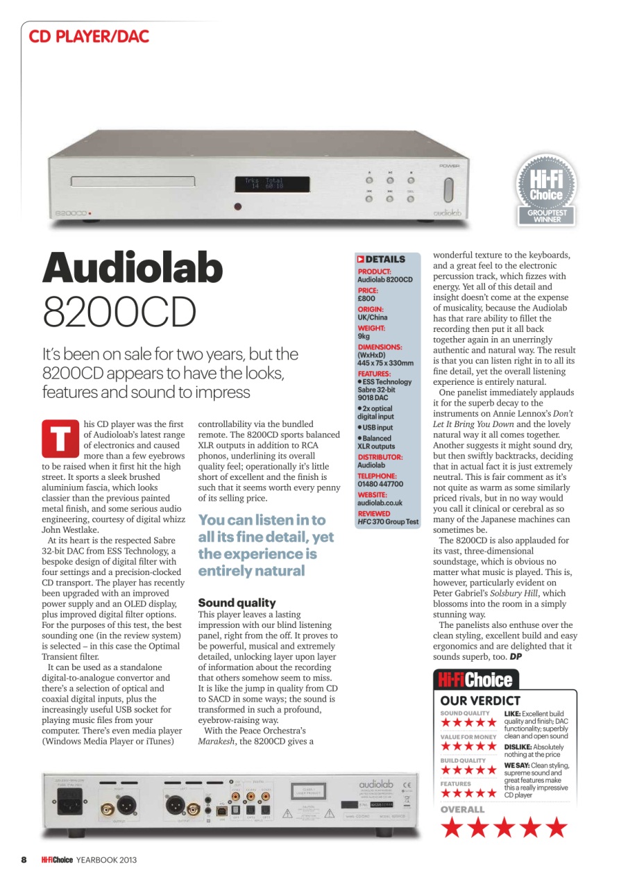 Hi-Fi Choice Preview Pages