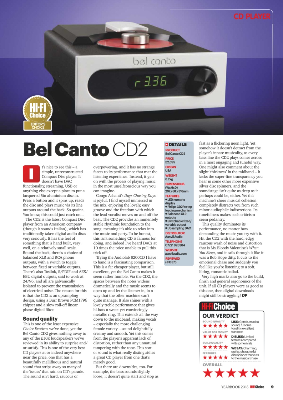 Hi-Fi Choice Preview Pages