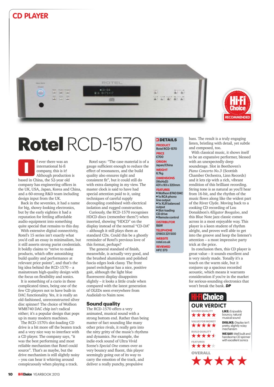 Hi-Fi Choice Preview Pages