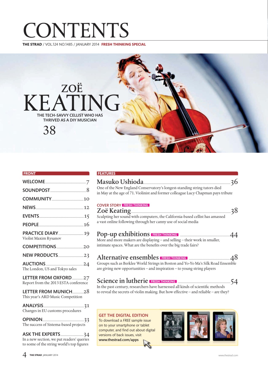 The Strad Preview Pages