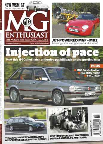 MG Enthusiast issue Injection of Pace