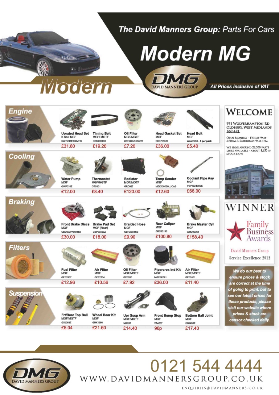 MG Enthusiast Preview Pages