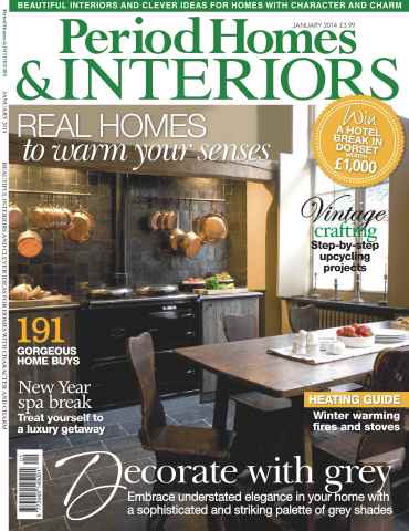British Period Homes issue Real Homes to Warm Your Senses
