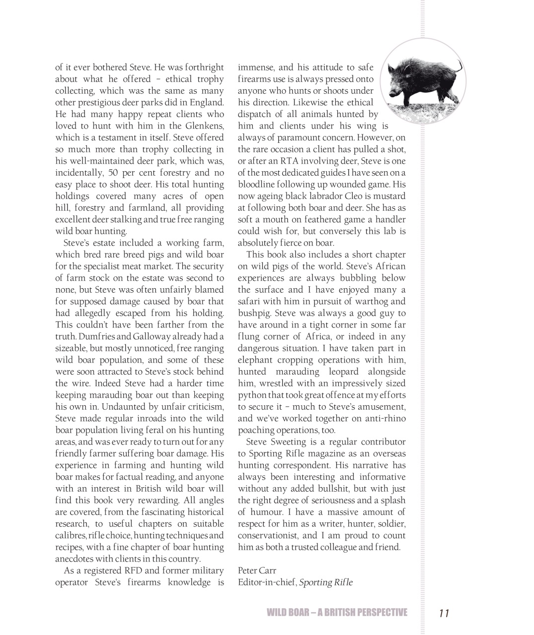 Sporting Rifle Books Preview Pages