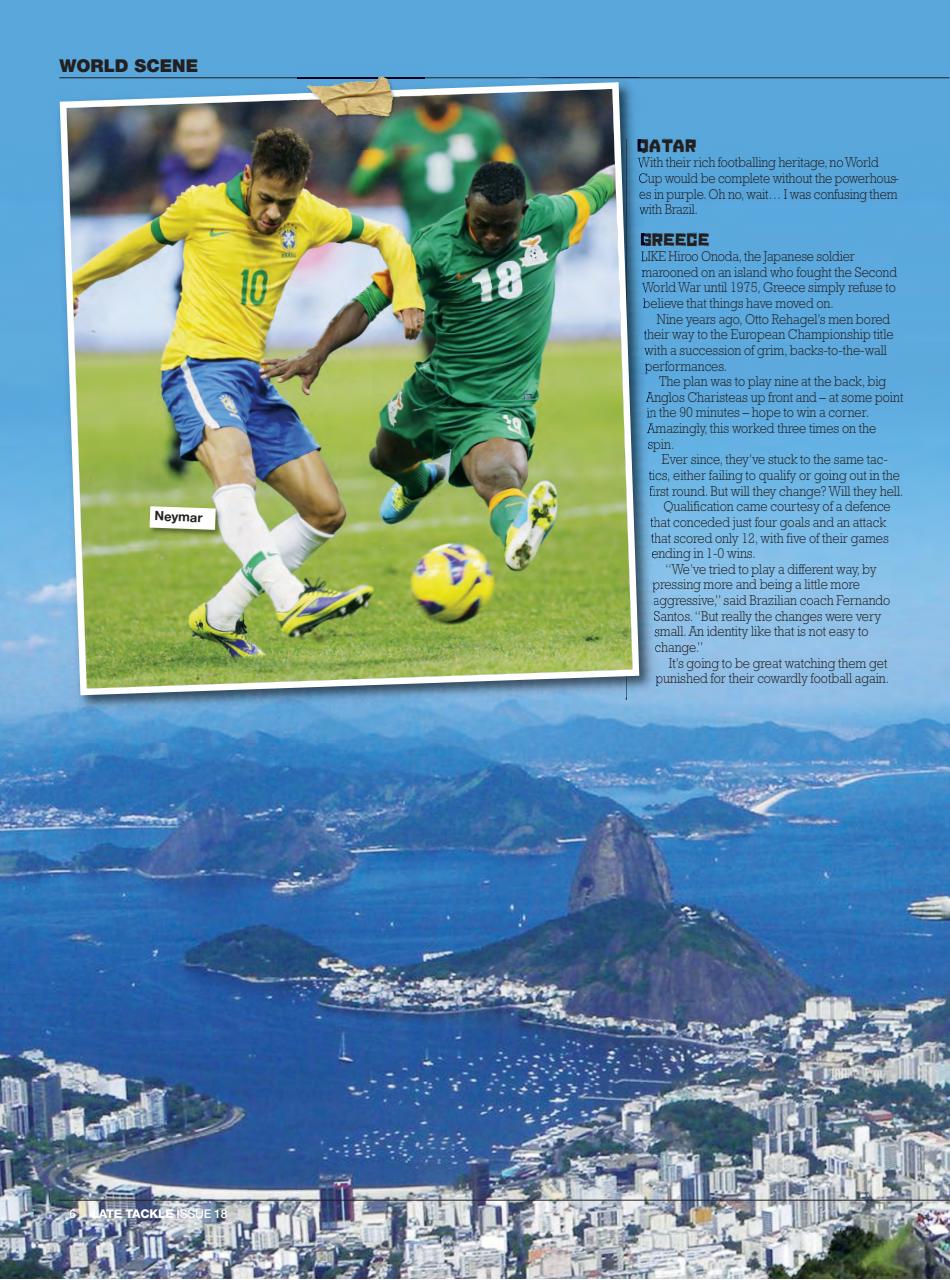 Late Tackle Football Magazine Preview Pages