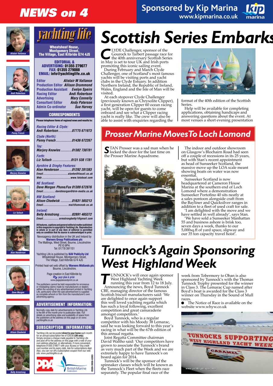 Yachting Life Preview Pages