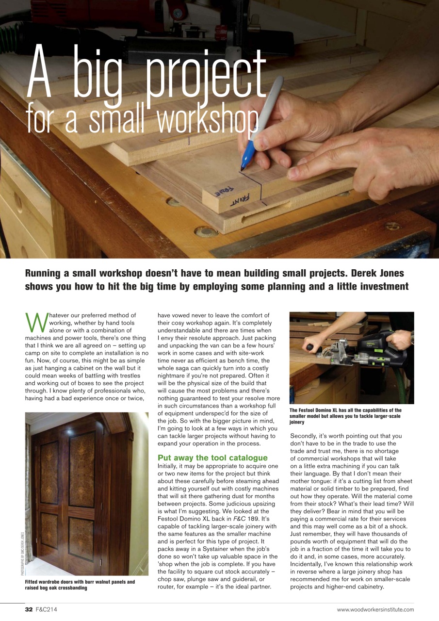 Furniture & Cabinetmaking Preview Pages