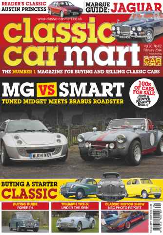 Classic Car Mart issue Vol.20 No.2 MG vs Smart