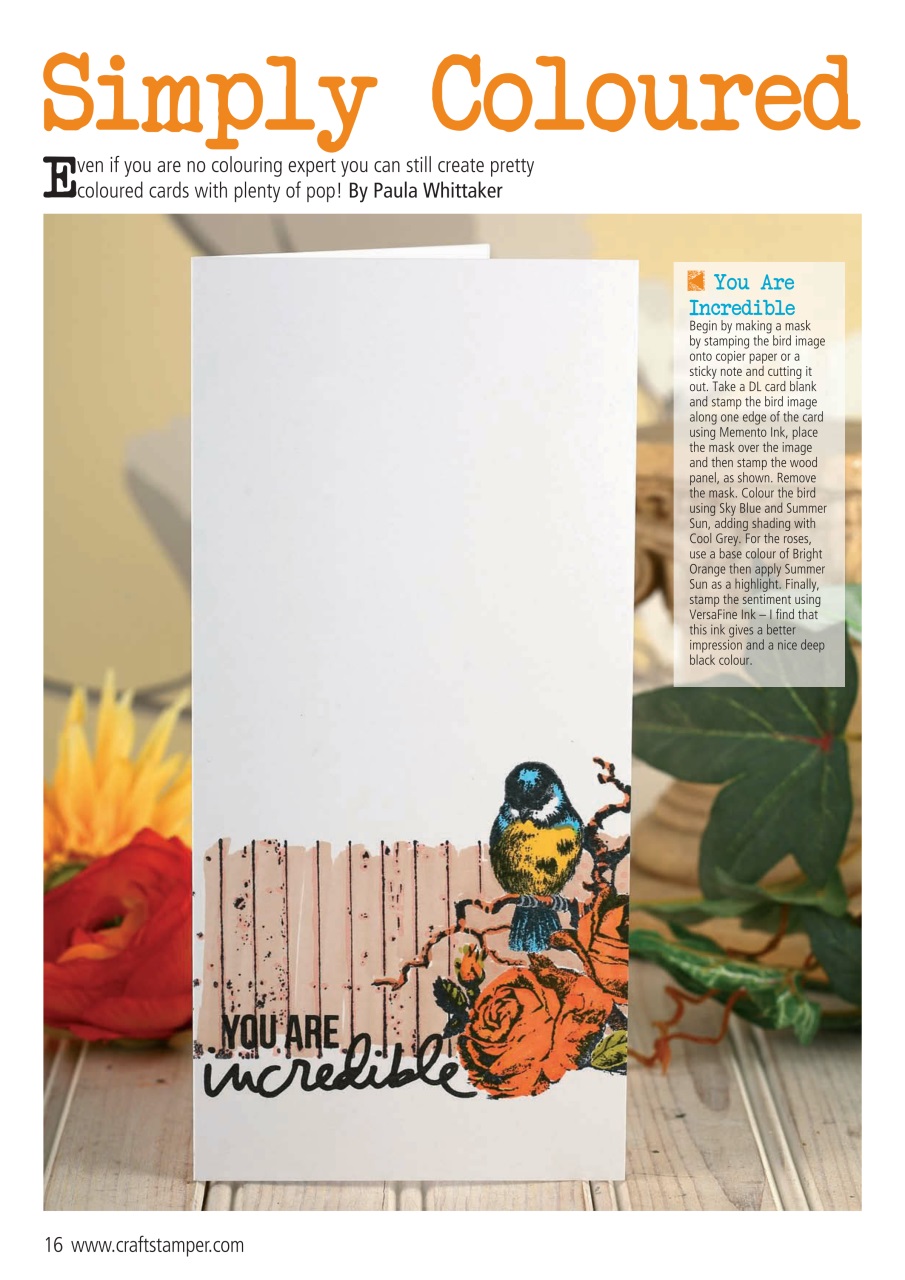 Craft Stamper Preview Pages