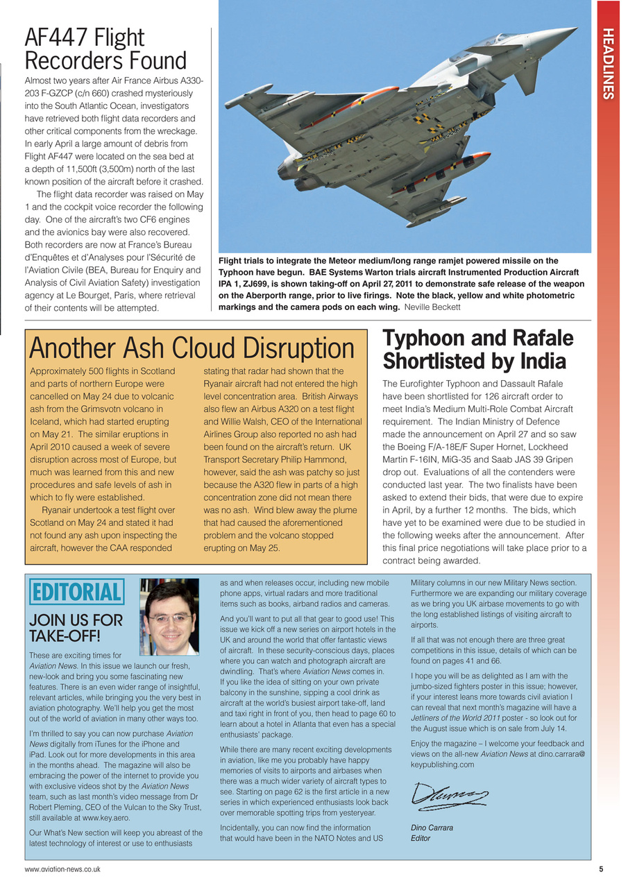 Aviation News Preview Pages