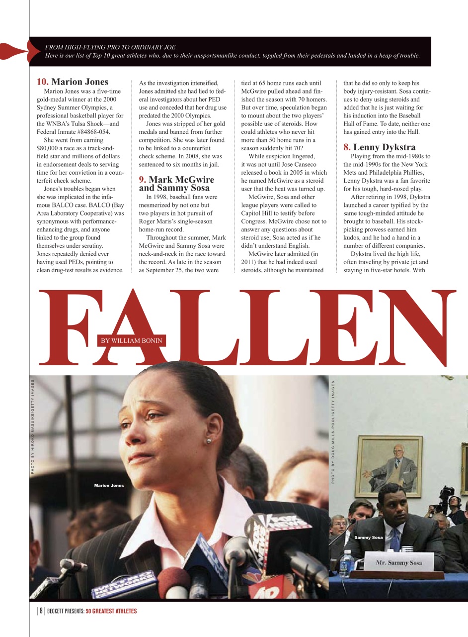 Beckett Hockey Magazine Preview Pages