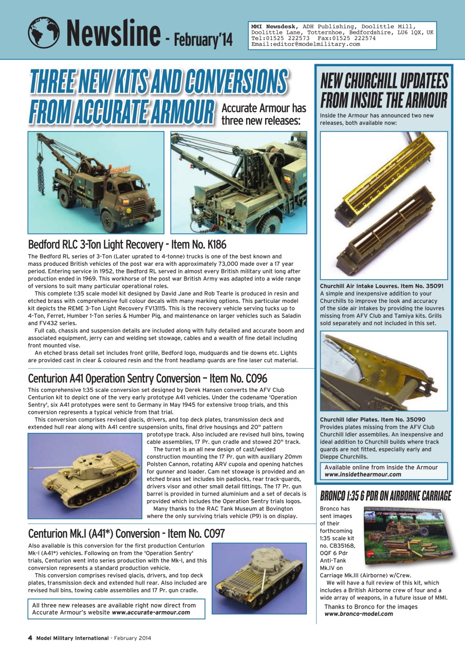 Model Military International Preview Pages