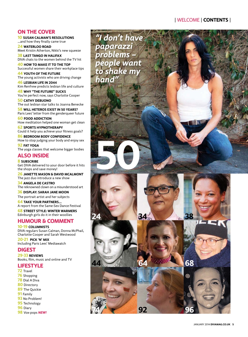 DIVA Magazine Preview Pages