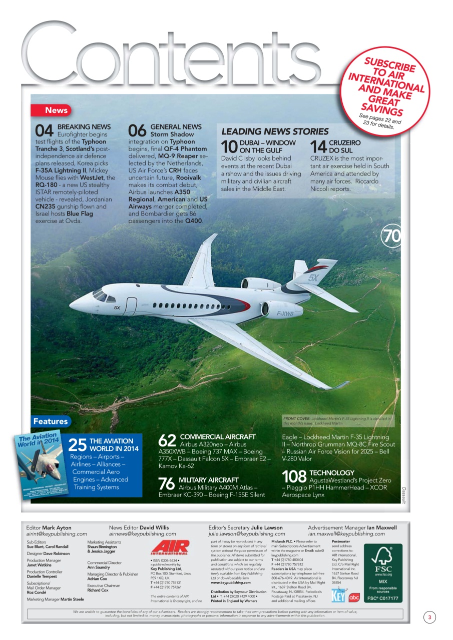 AIR International Preview Pages
