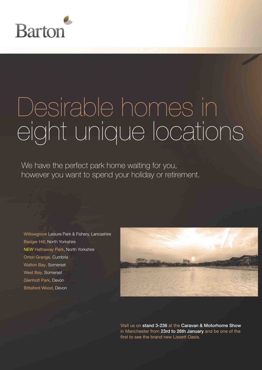 Park Home & Holiday Living Preview Pages