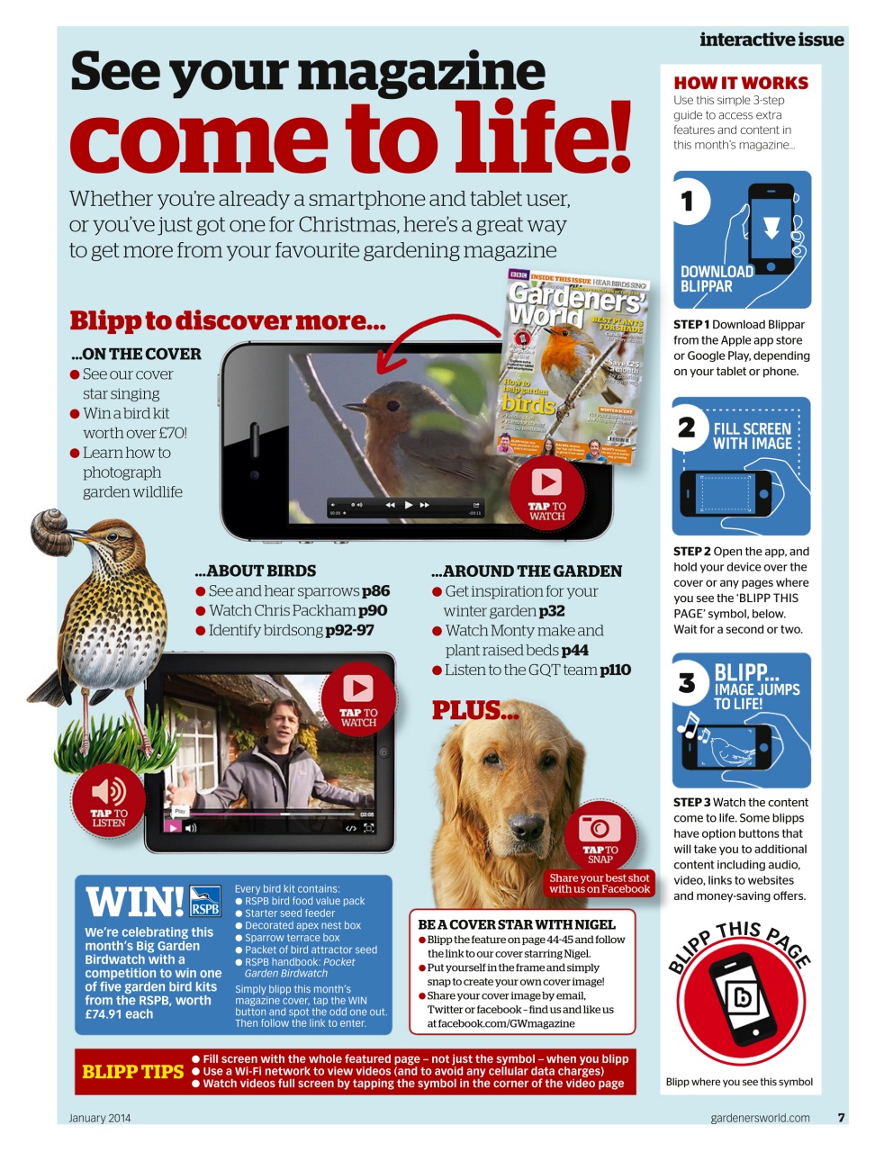 BBC Gardeners’ World Magazine Preview Pages