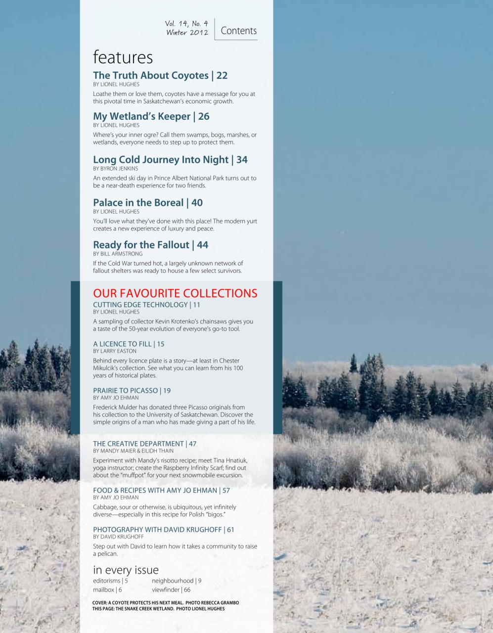 Prairies North Magazine Preview Pages