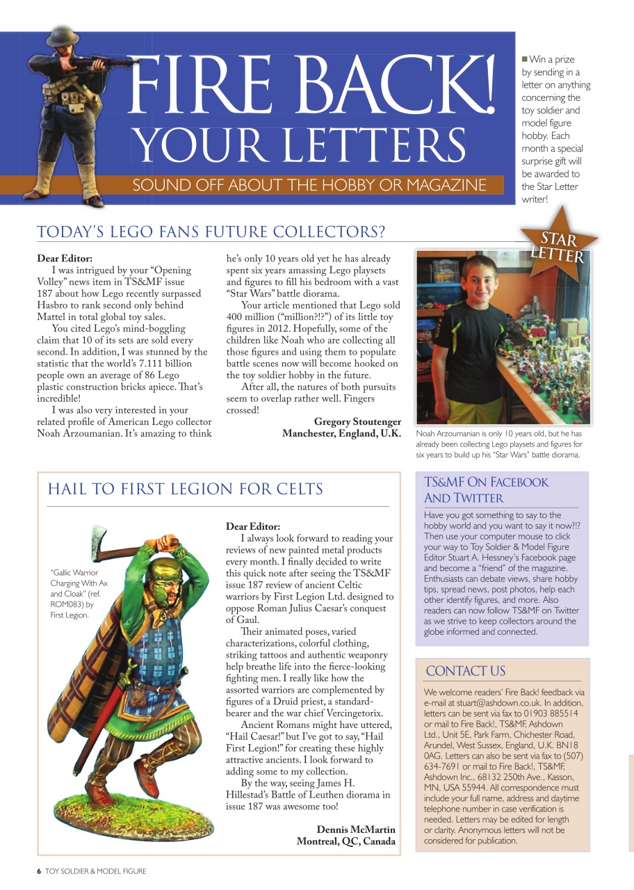 Toy Soldier & Model Figure Preview Pages